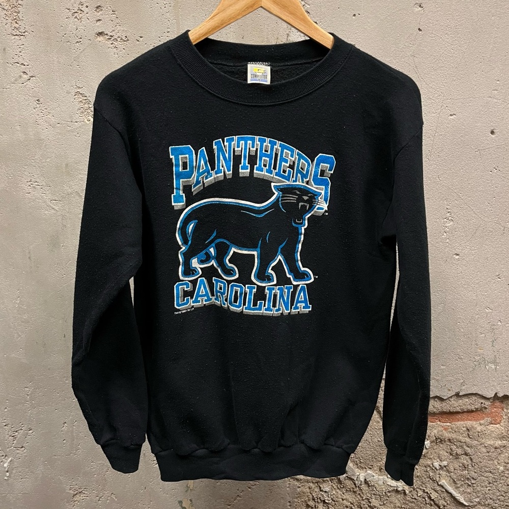 Vintage 1993 Carolina Panthers Full Body Panther Graphic Competitor Sweatshirt
